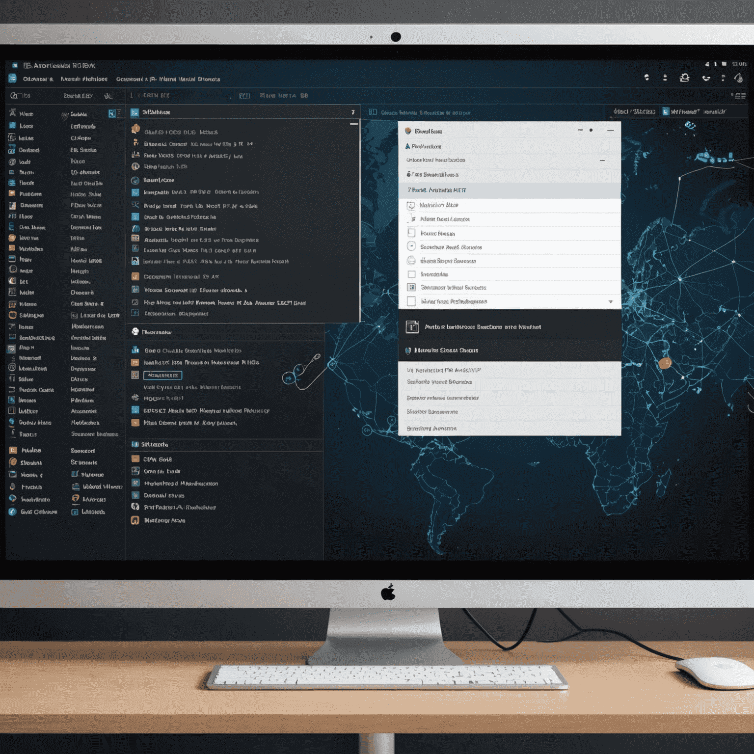 Interface d'Advanced IP Scanner montrant une liste d'appareils connectés au réseau, avec leurs adresses IP, noms d'hôtes et statuts