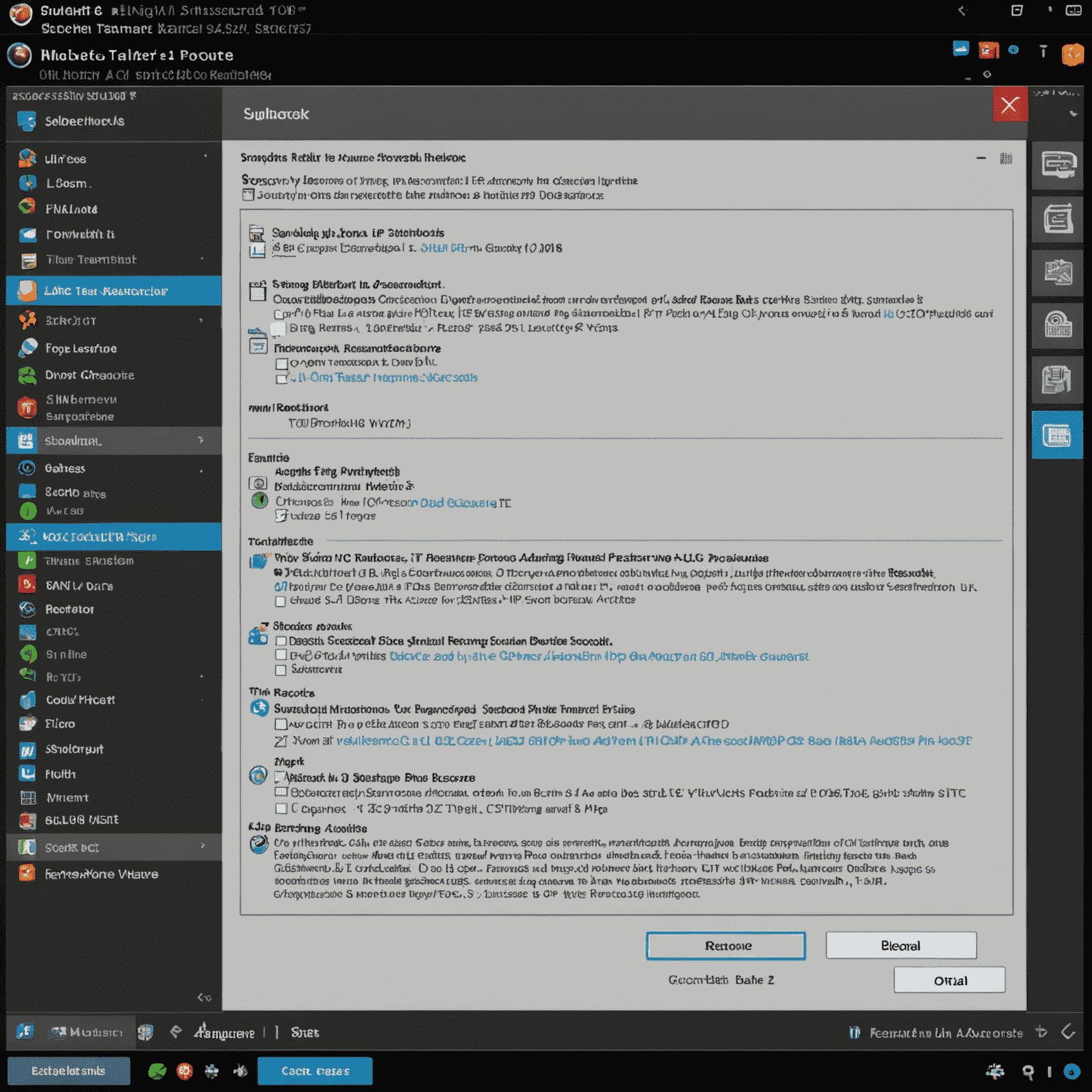 Capture d'écran montrant les outils intégrés d'Advanced IP Scanner, avec des options pour le ping, traceroute et l'accès à distance